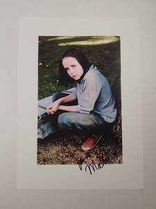 lot 135 image: Jena Malone Signed Photocopy