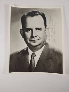 lot 148 image: 1950s Professional Portrait Photo with Inscription UNKNOWN