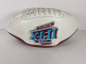 lot 181 image: Super Bowl XLII Champions Commemorative Football