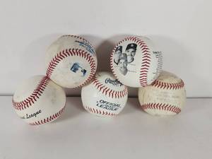 lot 182 image: MLB Official League Baseballs Collection