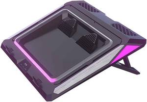 lot 2704 image: $58 GT300 Double Laptop Cooling Pad for Gaming Laptop, Dust Filter