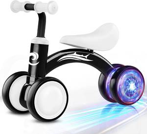 lot 2707 image: Colorful Lighting Baby Balance Bike Toys for 10-36 Month Toddler