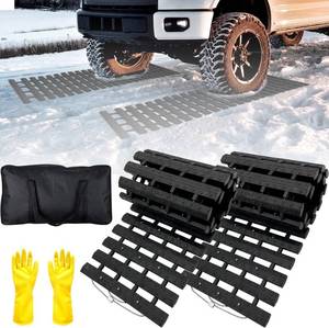lot 2724 image: $70 BASHIK Vehicle Recovery Traction Mat 10.6 x 39.5 in for CarTruck
