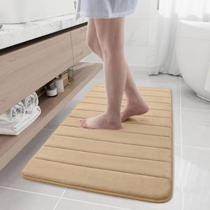 lot 2733 image: Buganda Memory Foam Bath Mat 44 x 24 Non-Slip, Machine Washable