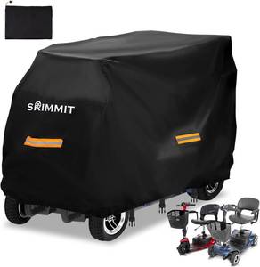 lot 2763 image: SRIMMIT Mobility Scooter Cover - Heavy Duty 420D Oxford Waterproof