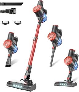 lot 2789 image: $200 Cordless Vacuum Cleaner, Self-Standing, 40KPa, 8-in-1, 7-Layer