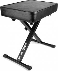 lot 2810 image: RockJam Adjustable Padded Keyboard Bench or Piano Stool Lessons