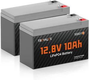 lot 2817 image: $63 4 Pack 12V 10Ah LiFePO4 Battery with 10A BMS