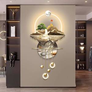 lot 2825 image: $189 LED Light Decor Art, 3D Sculpture with Light, Plug-in, 23x53in
