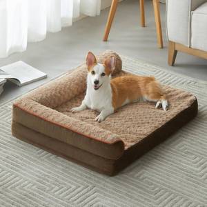 lot 2844 image: BFPETHOME Orthopedic Dog Bed for Large Dogs, Waterproof Cover