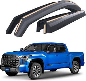 lot 2869 image: $100 Goodyear In-Channel Deflectors for Toyota Tundra CrewMax 4 pcs