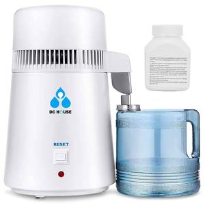 lot 2902 image: $68 DC HOUSE 1 Gallon Water Distiller, 750W 4L Distilled Water Maker