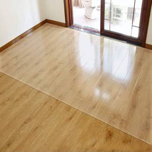 lot 2906 image: $66 Transparent Carpet Floor Mat Protector, Hardwood Floor, 10ft x 40 Runn