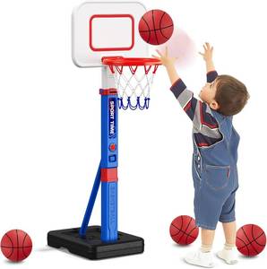 lot 2919 image: Toddler Basketball Hoop, 55 Adjustable for Kids 3-5