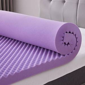 lot 2921 image: $46 SINWEEK 1.5-Inch Egg Crate Memory Foam Mattress Topper Queen