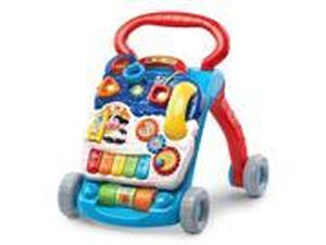 lot 2943 image: $58 VTech Sit-to-Stand Learning Walker Blue