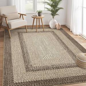 lot 2964 image: $70 RUGSREAL Washable Rug 5x7 Living Room Boho Braided Border