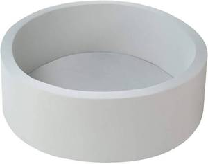 lot 2968 image: Foam Ball Pit for Toddlers - Soft Ball Pool, Light Gray