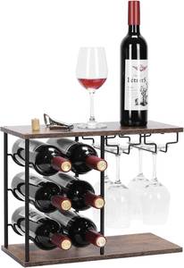 lot 2974 image: MOOACE Wine Rack, Bottle & Glass Holder