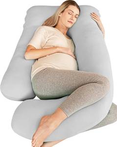 lot 2977 image: $46 Cute Castle Pregnancy Pillow U-Shape Maternity with Cover, 57in