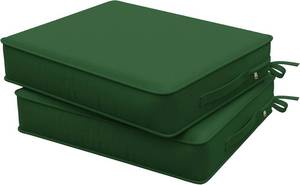 lot 2978 image: Outdoor Chair Cushions Waterproof Fade-Resistant Seat Pads Set 2