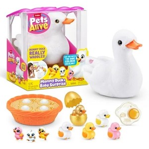 lot 11519 image: Pets Alive Mommy Duck & Baby Surprise Nurturing Play Surprise Hatching Interactive Girls Toy by ZURU