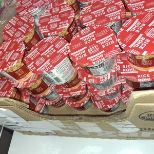 lot 12761 image: 62 CUPS - Rice-A-Roni A Roni Creamy Four Cheese Rice Cup - 2.25oz
