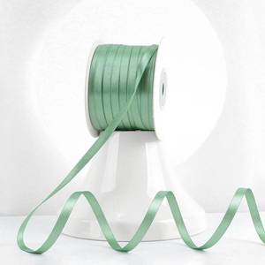 lot 30041 image: MEEDEE Sage Green Satin Ribbon 14 Inch Lux Satin Double Sided 100 Yards Thin Sage Ribbon for Crafts, Gift Wrapping, Ornaments, Holiday Decorating, Hair Bow, Wedding, Birthday, Party Supplies