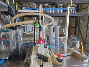 lot 15532 image: Enolmatic EN0L Laboratory Bottle Filler System