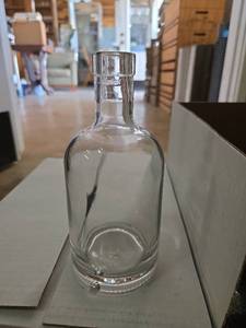 lot 15562 image: 12oz Glass Spirit Bottles - Set of 2 Boxes