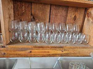 lot 20595 image: Stemless Wine Glasses - Set of 33