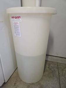 lot 15659 image: Chem-Tainer 55 Gallon Industrial Storage Tank