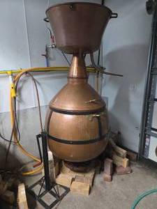 lot 15690 image: Heavy Alquitar Copper Still 300 Liter