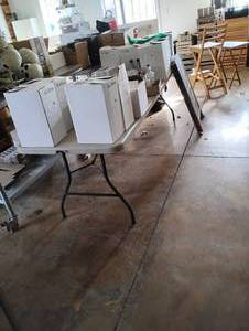 lot 18510 image: 8ft Peekform Folding Table