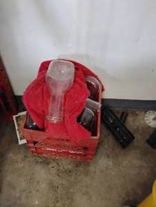 lot 18539 image: WWII Glass Urinals Used as Flower Vases