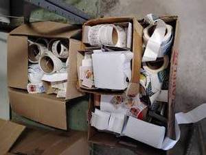 lot 18549 image: Pre- Labeled Labels - Bulk Lot