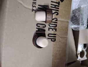 lot 18565 image: Stained Wood Bar Tops, Capsules, Tampers Screw Tops