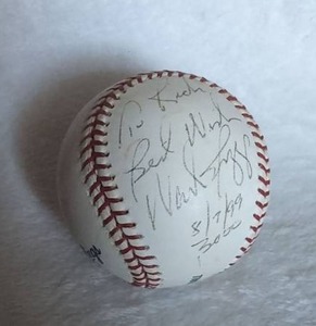 Wade Boggs 3000 Hit Game Used Baseball 8/7/99