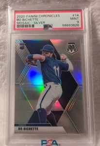 2020 Panini Chronicles Bo Bichette Mosaic Silver PSA 9