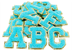 lot 2311 image: Blue and Gold Varsity Letter Patches