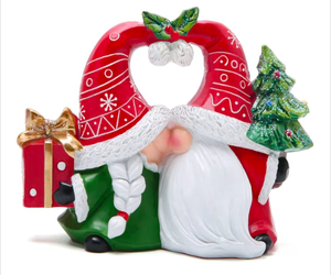 lot 2331 image: Mini Seasonal Holiday Gnome Figurine