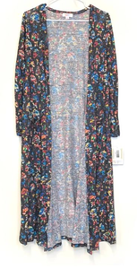 lot 2343 image: New LuLaRoe Sarah Floral Duster Cardigan - XL