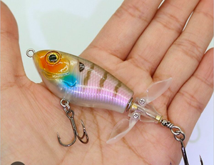 lot 2362 image: Japanese Fishing Lure with Pink and Blue Pattern