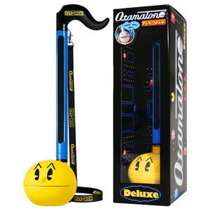 lot 6566 image: Otamatone Deluxe PAC-MAN Electronic Musical Instrument for Adults Portable Synthesizer Digital Electric Music from Japan by Maywa Denki Cool Stuff Gifts English Instructions