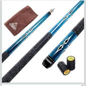 lot 6631 image: CUESOUL 58 Inch 19oz20oz Maple Billiard Stick Pool Cue Set 11.5mm13mm TipWeight Adjustable