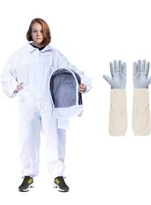 lot 6635 image: Professional Bee Suit for Men & Women, Beekeeping Suit with Glove & Ventilated Hood