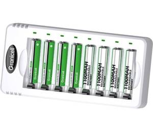 lot 6648 image: 8 Bay AA AAA Smart Battery Charger for Ni-MH Ni-CD,Independent Slot