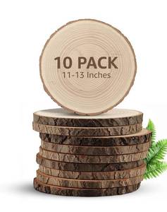 lot 6713 image: Large Wood Slices for Centerpieces Wood Centerpieces for Tables,