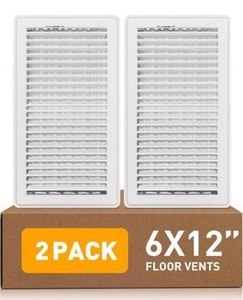 lot 6721 image: Fits 6x12 Duct Opening Floor Register