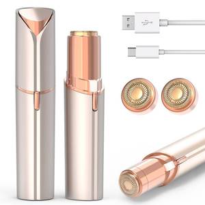 lot 6746 image: Facial Hair Removal for Women Men, Electric Shaver for Women,Eyebrow & Facial Trimmer,Double Rotating Blades Hair Remover for Upper Lip Chin Peach Fuzz Brow Hair Removal
